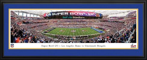 2022 Super Bowl - LA Rams vs Cincinnati Bengals - Panoramic Posters and Wall Decor by Blakeway Panoramas in Saudi Arabia