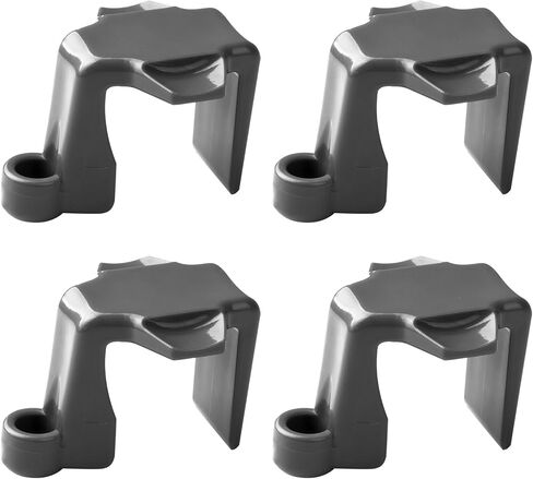 Boat Bumper Clips/Hangers/Adjusters/Cleats for Docking, Suitable for 1 Inch and 1.25 Inch Square Tube, Grey in Saudi Arabia