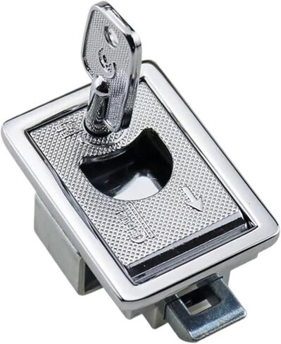 زنك سبيكة الهيكل الكهربائي أبواب خزانة الأبواب قفل 1pcs (بدون مفتاح) in Kuwait