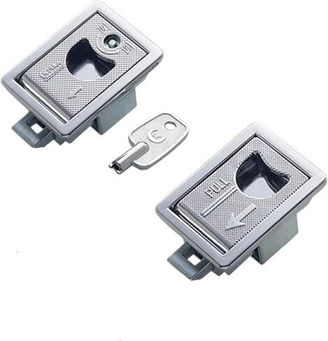 زنك سبيكة الهيكل الكهربائي أبواب خزانة الأبواب قفل 1pcs (بدون مفتاح) in Kuwait