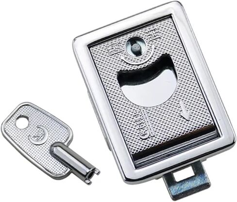 زنك سبيكة الهيكل الكهربائي أبواب خزانة الأبواب قفل 1pcs (بدون مفتاح) in Kuwait