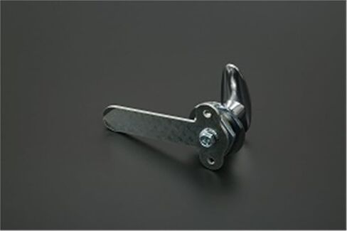 A19 Silver Color Alloy Alloy Industrial Cannerical Cabinlet Lock مع ثقب المفتاح ومفتاح 1PCs in Kuwait