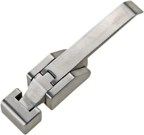 304 Stainless Steel Wide Style Refrigerated Storage Industrial Closing Door Handle 1Pcs(304 SS No Lock) in Kuwait