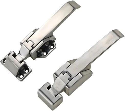 304 Stainless Steel Wide Style Refrigerated Storage Industrial Closing Door Handle 1Pcs(304 SS No Lock) in Kuwait