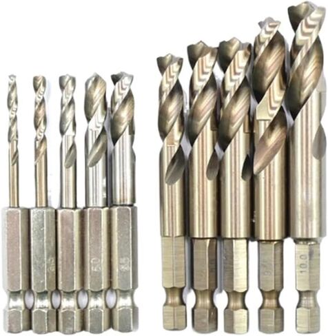 2mm-13mm Twist Hex Quick Change Drill Bit 10Pcs(Size:2mm 10pcs) in Saudi Arabia
