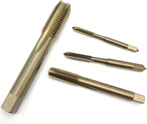 Left Hand Screw Thread Tap Drill Bits Straight Flute M2-M16 Machine Tap 10Pcs(Color:M14x2) in Saudi Arabia