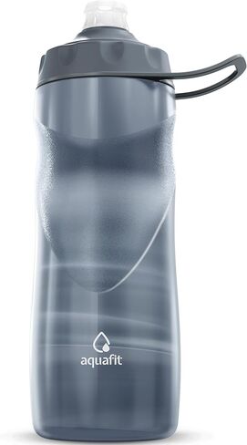 AQUAFIT Insulated Water Bottle - 20oz Leakproof Sports Water Bottle with Bite Lid, Bike Water Bottle, Easy Squeeze Water Bottles, Spill Proof for Cycling Bicycle - Fits Most Bike Cages (Mountains) in Kuwait