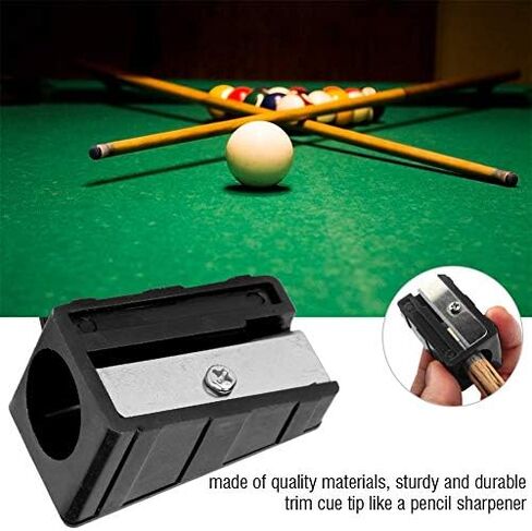 VGEBY 3PCS Billiards Pool Cue Tip Shaper Tool ، Tip Cue Tip Tipmer Shaper Tapper Repair Associal (Black) in Saudi Arabia