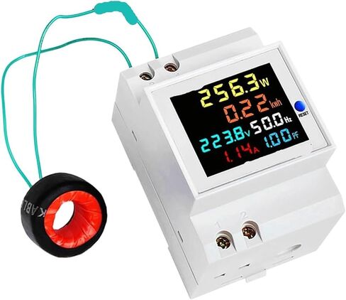 DIN Rail Monitor AC Current Rate Meter VA D52-2066(40-300V Built-in CT) in Saudi Arabia