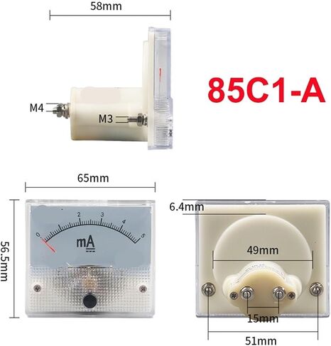 85C1-A DC microammeter 64mm*56mm(2A) in Saudi Arabia
