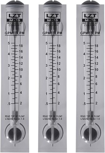 AB46-3X 0.5-5 GPM 2-18 LPM Water Flow Panel Mount Type Flowmeter in Saudi Arabia