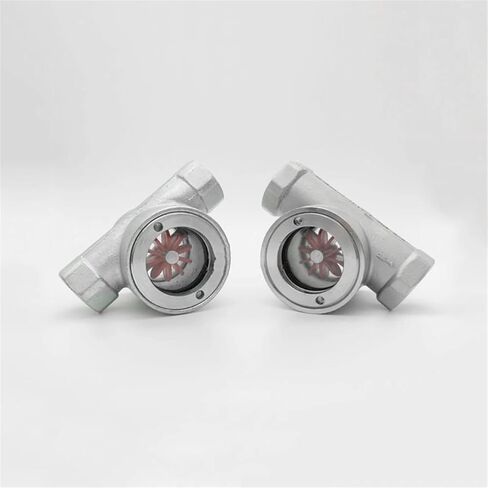 3/8" 1/2" 3/4" 1" -2" BSP Female Window Sight Glass Flow Indicator with Impeller 304 Stainless Steel Water Oil(3/4") in Saudi Arabia