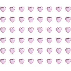 200 Pcs Acrylic Heart Rhinestone Crystal Gems 12 MM Cute Small Flat Back Gems for Table Scatter Wedding Decoration Valentine’s Day DIY Crafting Jewelry Making Kits (Red)