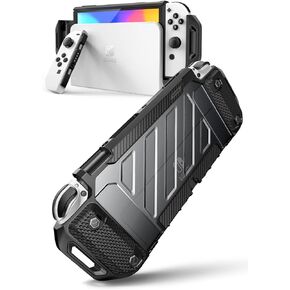 SUPCASE Unicorn Beetle Pro Series Case for Nintendo Switch OLED Model (2021), Dockable Rugged Protective Case Compatible with Nintendo Switch Console