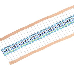 uxcell 100Pcs 47K Ohm Resistor, 2W 1% Tolerance Metal Film Resistors, Lead, 5 Bands for DIY Electronic Projects and Experiments