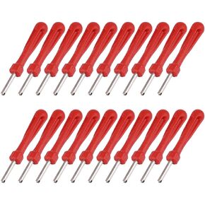 X AUTOHAUX 20pcs Tire Repair Tool Single Head Car Tyre Valve Stem Core Remover Universal