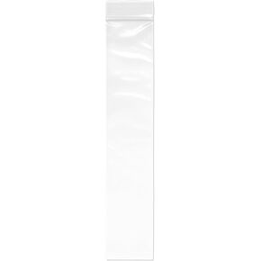 Plymor 2" x 10" (Pack of 100), 4 Mil Heavy Duty Zipper Reclosable Plastic Bags