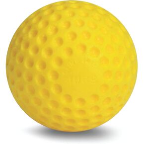 Jugs Sting-Free Dimpled, Optic Yellow, Baseballs—9-Inch, 1 Dozen