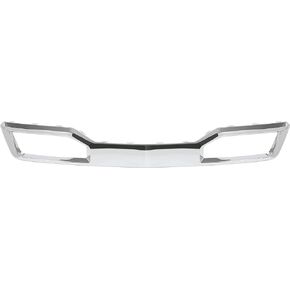 KUAFU Front Bumper Skid Plate Compatible with 2019-2021 Chevrolet Silverado 1500 Chrome Lower Cover Trim Replacement for 84176756