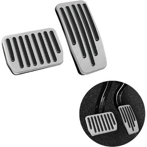 مجموعة وسادات دواسة القدم ذات الأداء غير القابل للانزلاق من الطراز 3 والموديل Y، وأغطية دواسات الفرامل الأوتوماتيكية المصنوعة من الألومنيوم (مجموعة من 2) in Kuwait