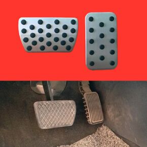 Stainless Steel Foot Pedal Pad Cover Kit for Acura MDX RDX TLX Accelerator Brake Pedals