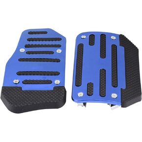 Akozon Brake Pedal Cover,Universal Car Accelerator Pedal Cover Non-slip Car Foot Pedal Cover For Automatic Vehicles Foot Pedals pad (Blue)