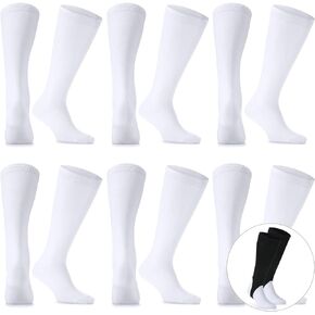 6 Pairs Stirrup Sanitary Liner Baseball Socks Under Stirrup Sanitary Liner Softball Tube Socks Multi Sport Field Hockey Football Socks for Adults in Kuwait