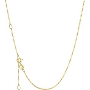 ChicSilver 1.1mm/ 1.5mm 925 Sterling Silver Chains for Women Dainty Thin Silver Necklace Chain for Women Girls - 16/18/20/22/24 Inch (with Gift Box)