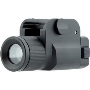 Tactical Compact Pistol Flashlight, 800 Lumen Rechargeable Light, Compact Rail-Mounted for 1913 Rail