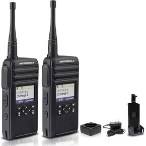 Motorola DTR700 Digital 2-Way Radio (50 Channels) (DTR700) (2-Pack)