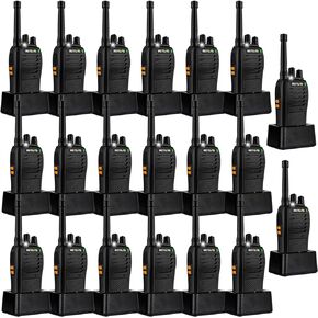 Retevis RB68 Walkie Talkies,New Version of H-777,USB-C Rechargeable Walkie Talkie for Adults,VOX Handsfree,Emergency Alarm,Durable Two-Way Radios for Manufacturing Construction Site (20 Pack)