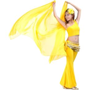 Lightweight 100% Chiffon Hand Scarf Belly Dance Scarf Throwing Chiffon Hand Scarf Belly Dance Costume Outfit Scarf