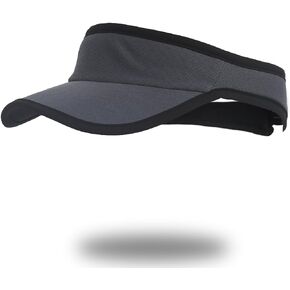 Lightweight Running Visor Cap for Women and Men, Soft Curve Brim, Moisture Wicking
