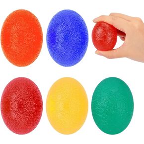 supregear Hand Exercise Ball, 5Pcs Hand Grip Strength Trainer Squeeze Balls for Hand Flexibility Recovery Sports Massage Rehabilitation Grip Strength Ball Hand Wrist Trainer with Different Hardness in Kuwait