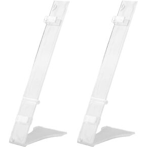 2 Pieces L-Shaped Acrylic Watch Display Stand Plastic Wrist Watch Display Holder Wrist Watch Display Rack Holder Stand for Home or Store Usage,Transparent