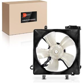 A-Premium Engine Radiator Cooling Fan Assembly Compatible with Select Subaru Models - Outback 2005-2009, Legacy 2008-2009 - Replace# 45121AG01A