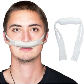Nasal Dressing Holders 20 PCS, External Nose Mesh Wound Bandage Post-Op Support Supplies, Elastic Nasal Packing Retainers with Cotton Core