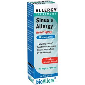 Bioallers Sinus and Allergy Nasal Spray, 0.8-Ounce