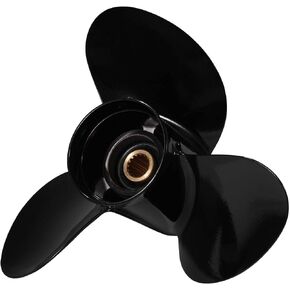 13 3/4 x15 Pitch Aluminum Boat Propeller fit Suzuki Outboard Motos DF70/80/90/100/115/140HP, 3 Blades15 Spline Tooth,Rh