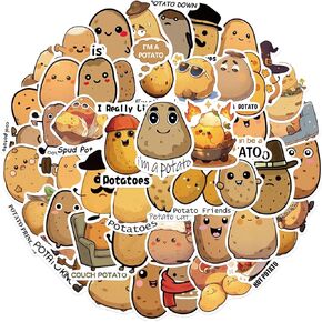 Funny Pickle Stickers for Adults, Cartoon Pickle Stickers Bulk, 50PCS Vinyl Waterproof Stickers for Water Bottle, Laptop, Phone, Skateboard, Scrapbook, Journal, Luggage, Party Supplies (Pickle)