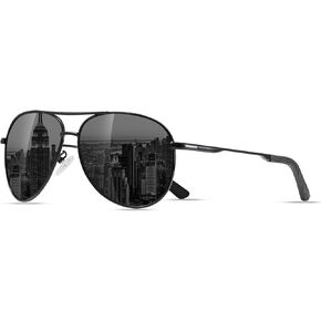 Polarized Aviator Sunglasses for Men Women- Classic Sun Glasses for Driving Fishing with UV Protection
