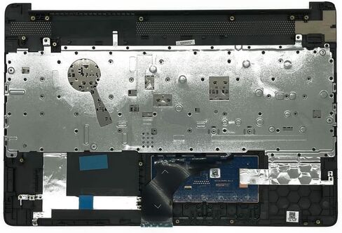 حافظة علوية بديلة للوحة اللمس مع مجموعة لوحة مفاتيح غير بإضاءة خلفية للكمبيوتر المحمول HP 250 255 256 G8 G9 15-DW M31099-001 AP2H8000E60 رمادي in Kuwait