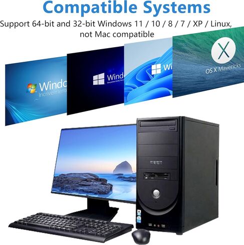 بطاقة توسيع CERRXIAN PCI-E إلى USB 3.0 7 منافذ (7X USB-A)، محول PCI-e إلى USB 3.0 HUB، سرعة فائقة 5 جيجابت في الثانية، لبطاقة مضيف الكمبيوتر المكتبي in Saudi Arabia