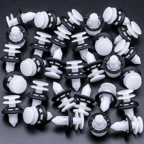 Rexka 30pcs Door Panel Retainer Clip 6509673AA for Jeep Dodge Ram Chrysler 200, Challenger, Cherokee, Durango, Grand Cherokee, Grand Cherokee L, Viper, Wrangler, Wrangler JK in Saudi Arabia