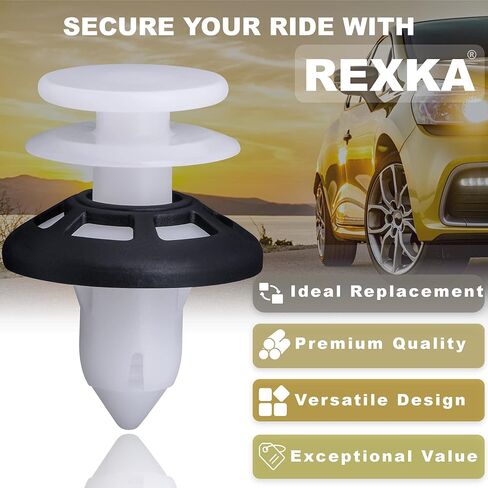 Rexka 30pcs Door Panel Retainer Clip 6509673AA for Jeep Dodge Ram Chrysler 200, Challenger, Cherokee, Durango, Grand Cherokee, Grand Cherokee L, Viper, Wrangler, Wrangler JK in Saudi Arabia