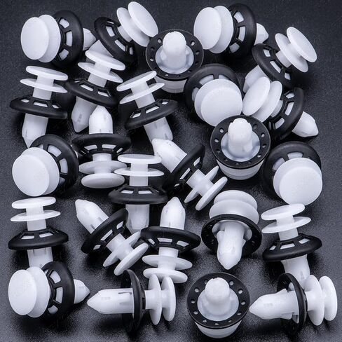Rexka 30pcs Door Panel Retainer Clip 6509673AA for Jeep Dodge Ram Chrysler 200, Challenger, Cherokee, Durango, Grand Cherokee, Grand Cherokee L, Viper, Wrangler, Wrangler JK in Saudi Arabia