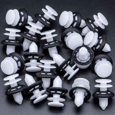 Rexka 30pcs Door Panel Retainer Clip 6509673AA for Jeep Dodge Ram Chrysler 200, Challenger, Cherokee, Durango, Grand Cherokee, Grand Cherokee L, Viper, Wrangler, Wrangler JK in Saudi Arabia