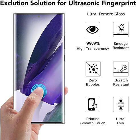 قطعتان من واقي شاشة الخصوصية الفائق لهاتف Galaxy S23، حافة منحنية ثلاثية الأبعاد من الزجاج المقسى بنسبة 100%، حماية من بصمات الأصابع والخدوش والتأثيرات HD in Kuwait