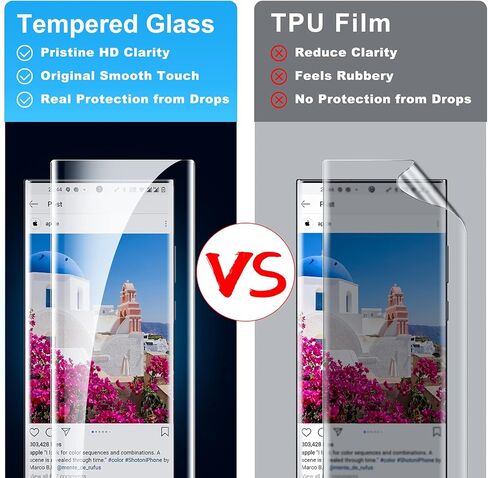 قطعتان من واقي شاشة الخصوصية الفائق لهاتف Galaxy S23، حافة منحنية ثلاثية الأبعاد من الزجاج المقسى بنسبة 100%، حماية من بصمات الأصابع والخدوش والتأثيرات HD in Kuwait