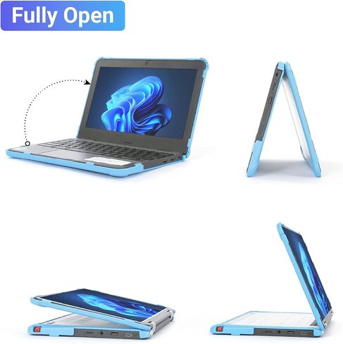 حافظة mCover Hybrid متوافقة فقط مع أجهزة الكمبيوتر المحمول 2021~2022 مقاس 11.6 بوصة Lenovo Chromebook 100E Gen 3 / 300E G3 / 500E G3 (غير متوافقة مع طرز Lenovo الأخرى) - أسود in Saudi Arabia